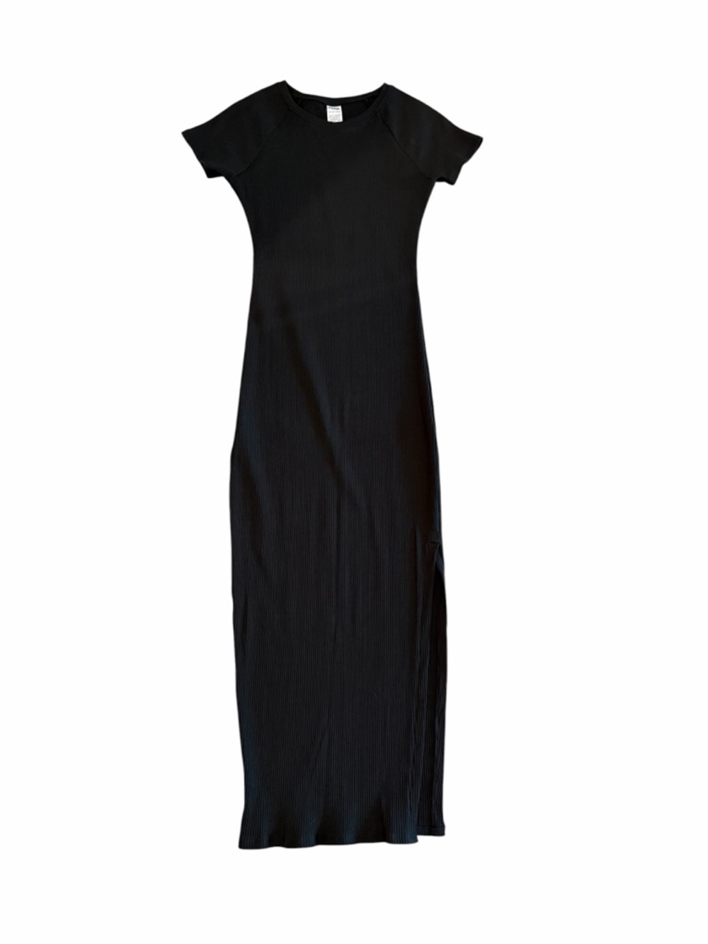 PINK Victoria's Secret Bodycon Ribbed Short-Sleeve Maxi Dress